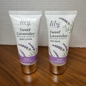 LILY ROY Sweet Lavender Body Lotion & Face wash Set 50ml